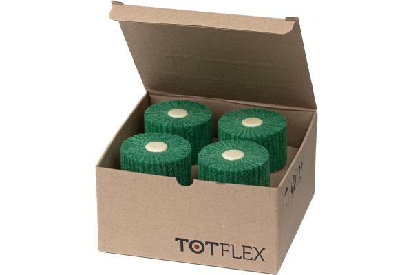 Круг шлифовальный лепестковый нетканый на оправке 80x50x6 мм, UNI GREEN Totflex 4631164143126