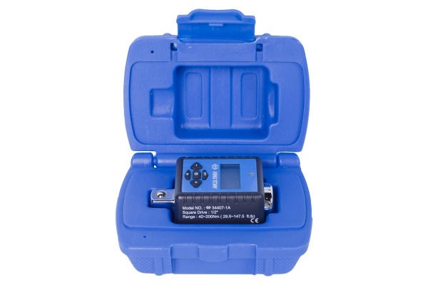 Электронный динамометрический адаптер KING TONY 34207-1A, 1/4", 6-30 Нм, кейс Электронный динамометрический адаптер KING TONY 34207-1A, 1/4", 6-30 Нм, кейс