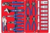 Набор инструментов ЛИДЕР в красной тележке, 270 предметов МАСТАК 52-270R