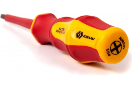 Отвертка диэлектрическая Ultra Grip PH-2 х 100 мм КОБАЛЬТ CR-V 646-508
