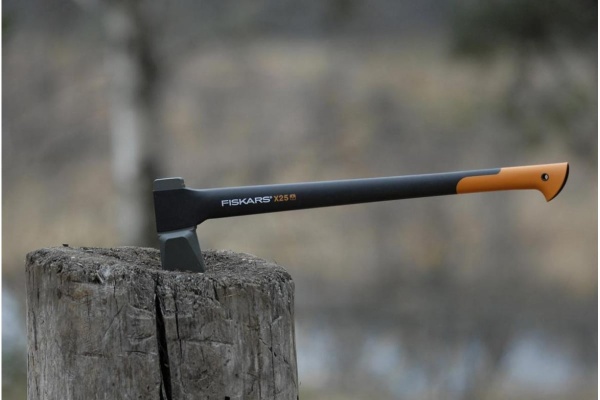 Топор-колун Х25 + пила 123870 В ПОДАРОК Fiskars 122487