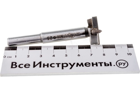 Сверло Форстнера по дереву (25х77 мм) СИБРТЕХ 704825 Сверло Форстнера по дереву (25х77 мм) СИБРТЕХ 704825