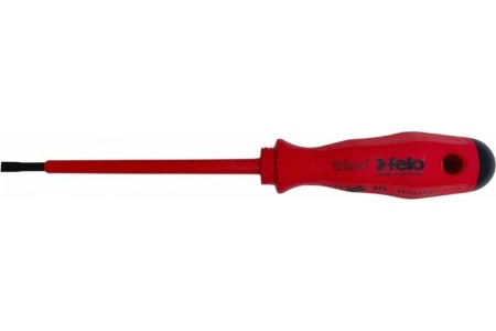 Отвертка Felo шлицевая диэлектрическая SL 4,0x0,8, 51304090