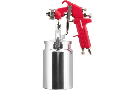 Пневматический краскораспылитель с нижним бачком MATRIX HP, 1 л, сопло 1.8 мм 57323