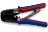 Пресс-клещи для штекеров KNIPEX RJ (Western), 2 гнезда, RJ 11/12, RJ 45, 190 мм, KN-975110SB