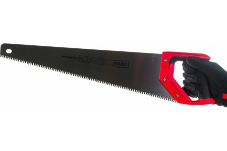 Ножовка по дереву 500 мм (3D-заточка, каленая, крупный зуб) КЕДР 035-5005 24841