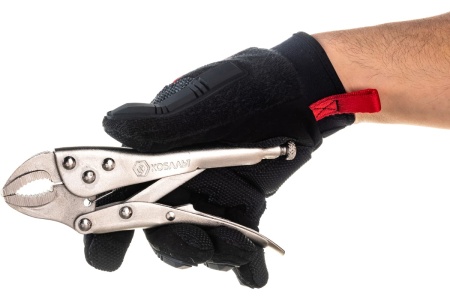 Зажимные клещи (полукруглые губки, 180 мм, подвес) КОБАЛЬТ 244-247