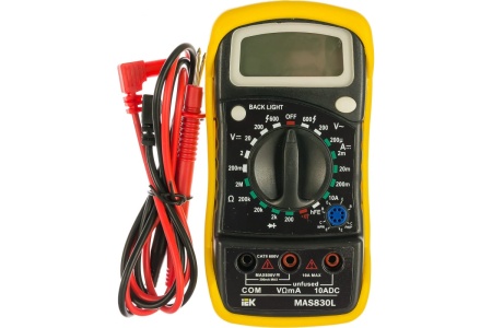 Цифровой мультиметр IEK Master MAS830L TMD-3L-830 3669447
