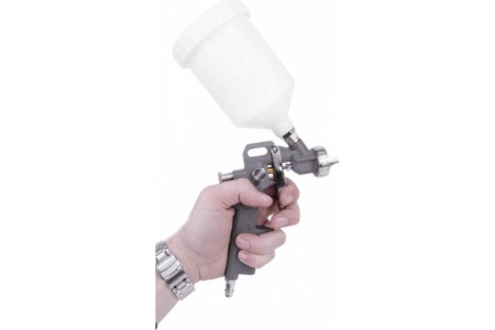 Пневматический краскопульт INTERTOOL HP, форсунка 1.5 мм, бачок 600 мл PT-0204