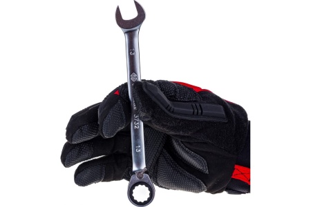 Трещоточный комбинированный ключ с флажковым переключением KING TONY 13 мм 373213M