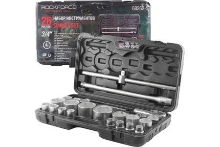 Набор инструментов ROCKFORCE 3/4" 1" 26 предметов RF-68262-5