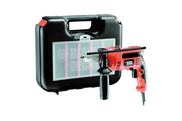 Ударная дрель Black+DECKER KR 714 CRESK