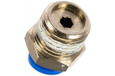 Фитинг для пластиковых трубок (4 мм; 1/4М) ROCKFORCE RF-SPC04-02