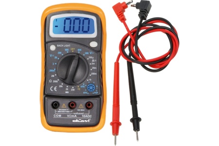 Цифровой мультиметр duwi M830L PROFI с противоударным чехлом, 26044 8