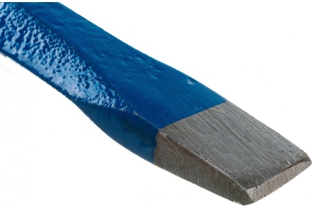 Зубило ТУНДРА плоское арматурная сталь, резиновая рукоятка, 250 х 25 мм 1123543