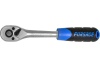 Реверсивная трещотка Forsage с резиновой ручкой, 3/8'', L-200мм, 72зуб F-80233 51425