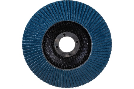 Круг наждачный лепестковый по металлу Plus (125х22.2 мм; Р80; циркониевый) CUTOP 72-12580