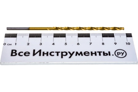 Сверло (10 шт; 3х100 мм; HSS) по металлу Fit 34230