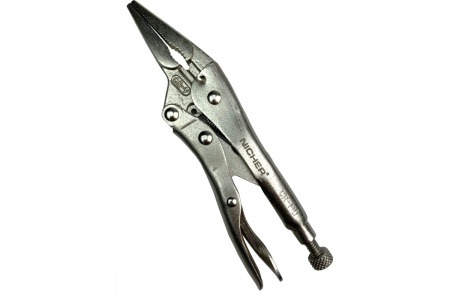 Клещи NICHER фиксирующие с длинными носами 6" 16L0202-01C-NR