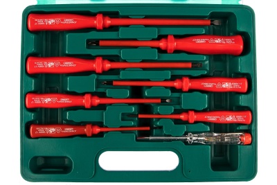 Набор диэлектрических отверток SL 0,4х2,5х85-1,2х6,5х150 и PH Jonnesway D02AP08S