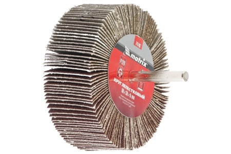 Круг лепестковый (80x30x6 мм; P60) для дрели MATRIX 74142