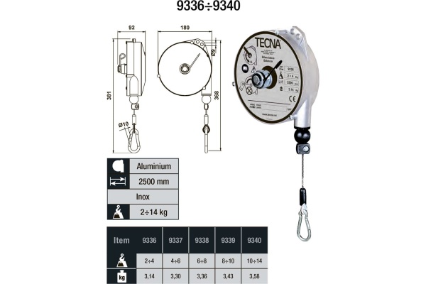 Таль-балансир TECNA 9336 100316280