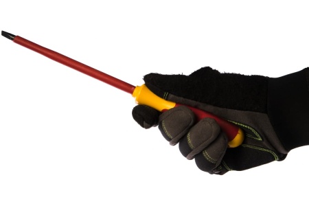 Отвертка шлицевая (1000В, 6.5 x 150 мм, CrMo) TOPEX 39D474