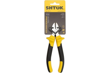 Диэлектрические боковые кусачки SHTOK 180 мм 08111