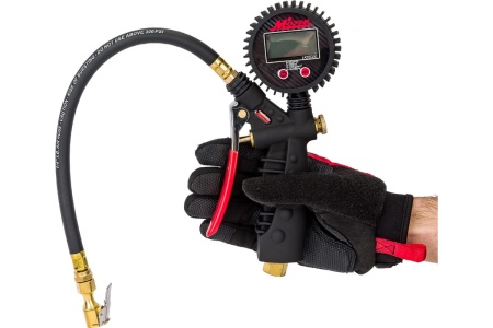 Пистолет для подкачки шин высокого давления с манометром HQ-mech 60 мм, 0-18 bar, точность 0,1 УТ000002219