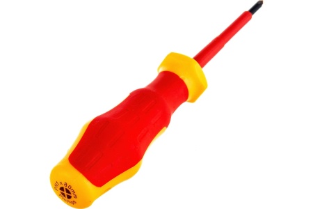 Крестовая отвертка Sturm 1040-17-PH1-80 ДИЭЛЕКТРИЧЕСКАЯ, эрго ручка, PH1х80мм
