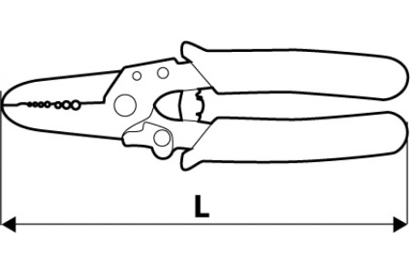 Съемник изоляции TOPEX 165 мм 32D405