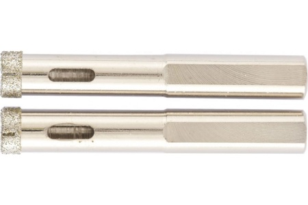 Сверло алмазное по керамограниту (2 шт; 8х67 мм; 3-гранный хвостовик) MATRIX 726083 Сверло алмазное по керамограниту (2 шт; 8х67 мм; 3-гранный хвостовик) MATRIX 726083