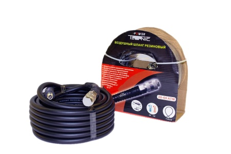 Шланг гибридный с фитингами рапид (20 м; 8х14 мм; рапид EURO) POWER TECHNIC AH8/14-20