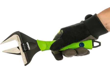 Разводной ключ СИБРТЕХ тонкие губки, фосфатированый, 300 мм 15537