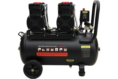 Компрессор VERTON air ac-50/480 230 В, 50 Гц, безмасляный, 260 л/м, 50 л, 8 б, 4 кВт, 2850 об/мин, рапид/быстросъем 01.14019.13925