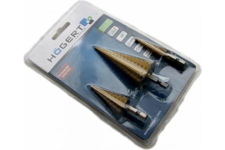 Набор ступенчатых сверл 3 шт, 4-32 мм HOEGERT TECHNIK HT6D325