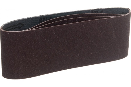 Лента шлифовальная "МАСТЕР" 3 шт. (75х457 мм; P120) для ЛШМ Зубр 35541-120